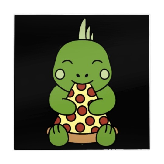 Iguana Pizza Lover Mahjong Mats