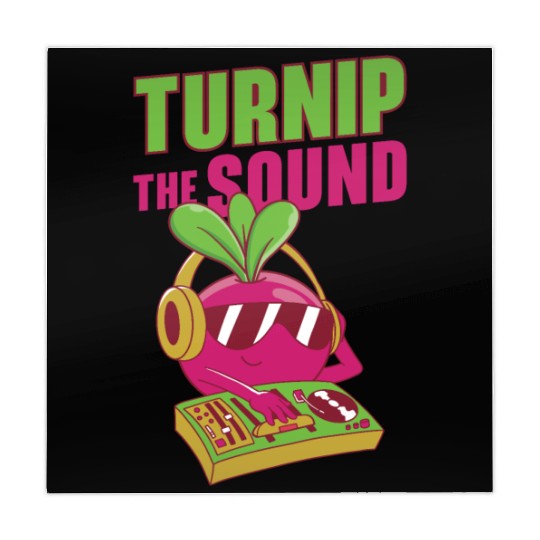 Music Turnip Party Music Lover Vegetable Mahjong Mats