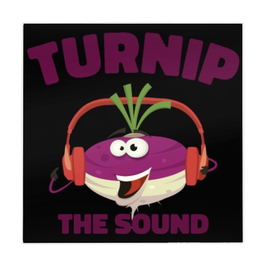 Music Turnip Party Music Lover Vegetable Mahjong Mats