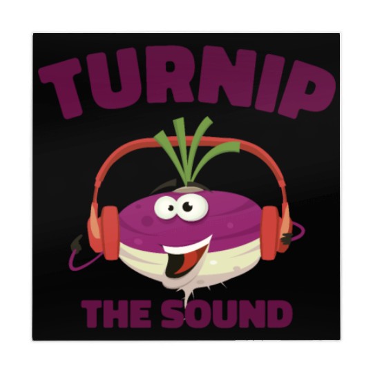 Music Turnip Party Music Lover Vegetable Mahjong Mats