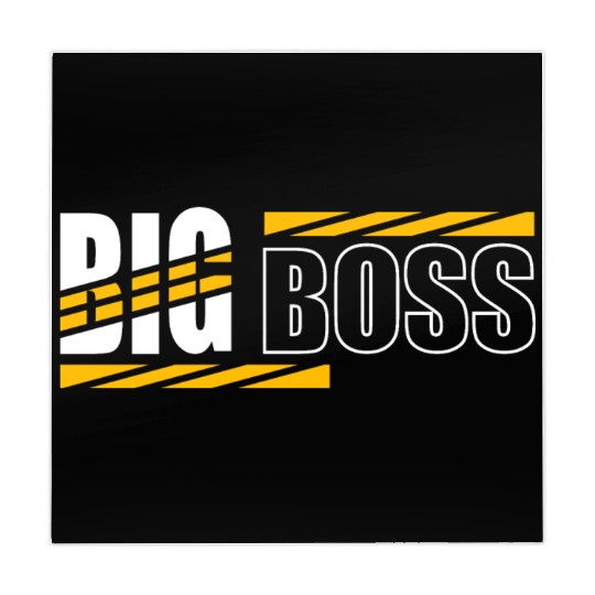 Big Boss typography Mahjong Mats