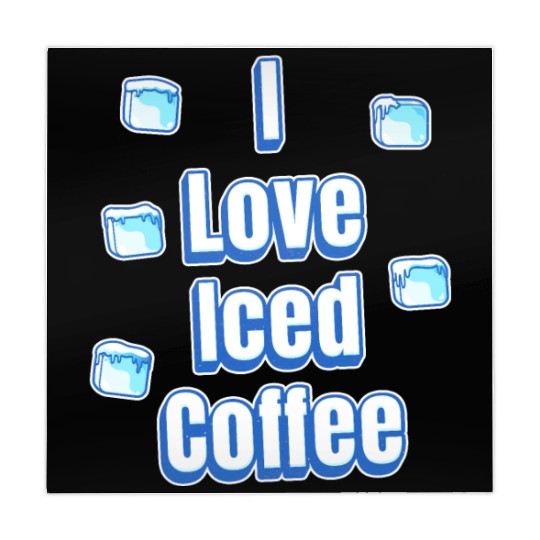 I Love Iced Coffee Mahjong Mats