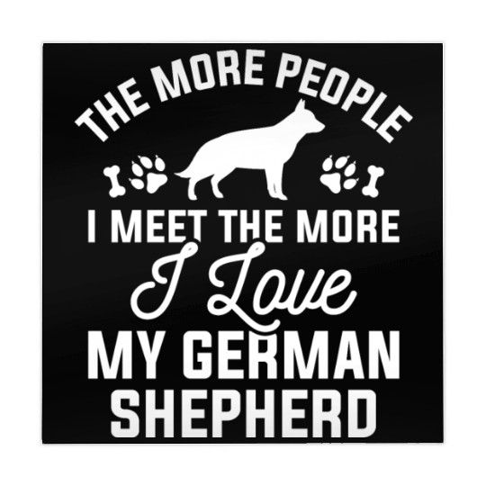 I Love My German Shepherd Mahjong Mats