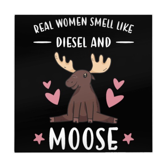 Elk Real Women Smell Like Diesel And Moose Mahjong Mats