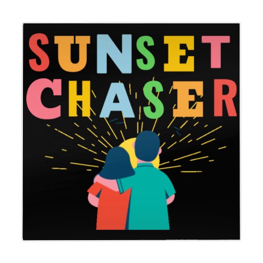 Sunset chaser romantic view Mahjong Mats