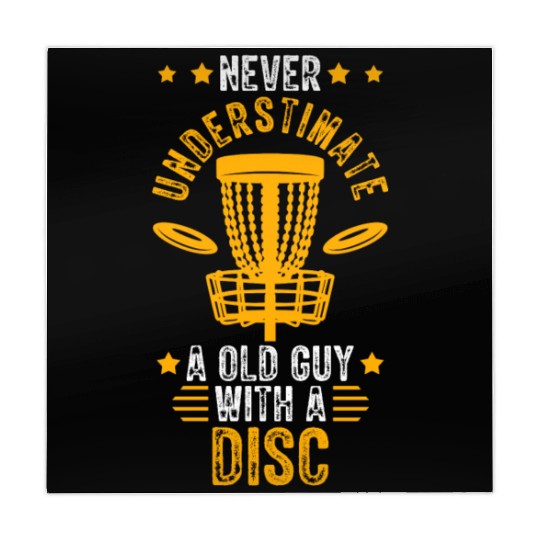 Old Guy Disc Golf Vintage Ultimate Frisbee Mahjong Mats