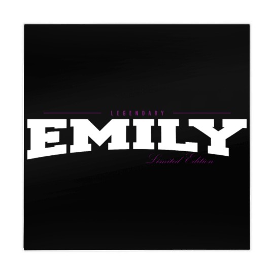 Emily Name Limited Edition Funny Retro Vintage 80s Mahjong Mats