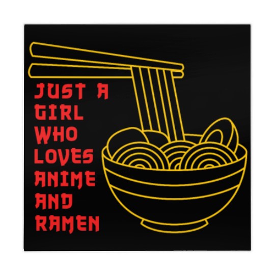 Just A Girl Who Loves Anime And Ramen Mahjong Mats