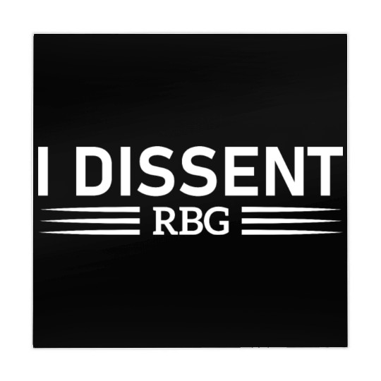 I Dissent RBG Mahjong Mats