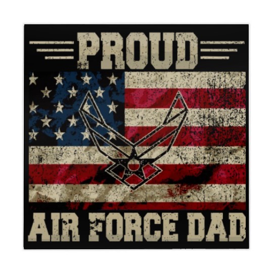 Proud Air Force Dad Veteran Us Flag Mahjong Mats