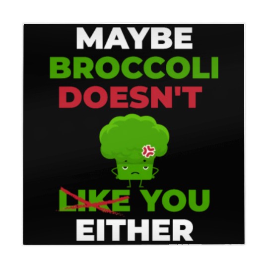 Maybe Broccoli Doesn't Like You Either Mahjong Mats