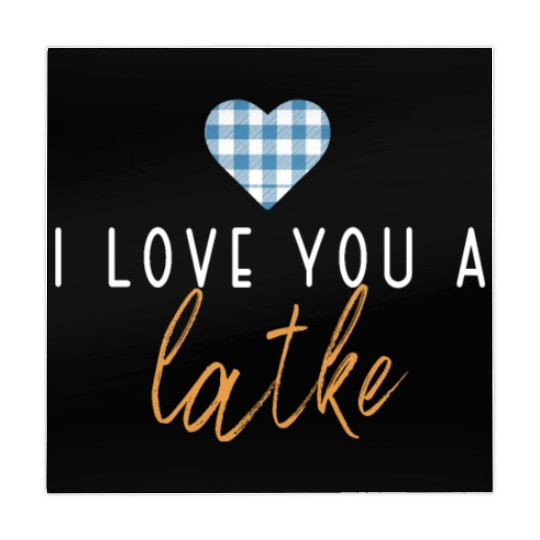 I Love You A Latke Funny Jewish Pun Hanukkah Mahjong Mats
