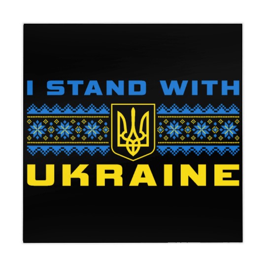 I STAND WITH UKRAINE BLUE-YELLOW Mahjong Mats