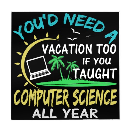 Computer Science Professor Teacher Summer Vacation Mahjong Mats