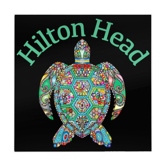 Hilton Head Mahjong Mats Tribal Turtle Gift Mahjong Mats