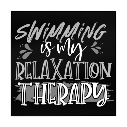 Swimmer Gifts Swimming is My Relaxation Therapy Mahjong Mats