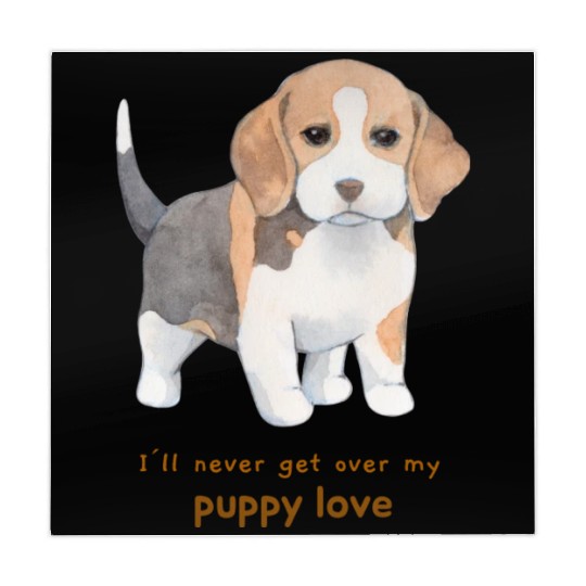 I'll Never Get over my Puppy Love. Adorable Beagle Mahjong Mats