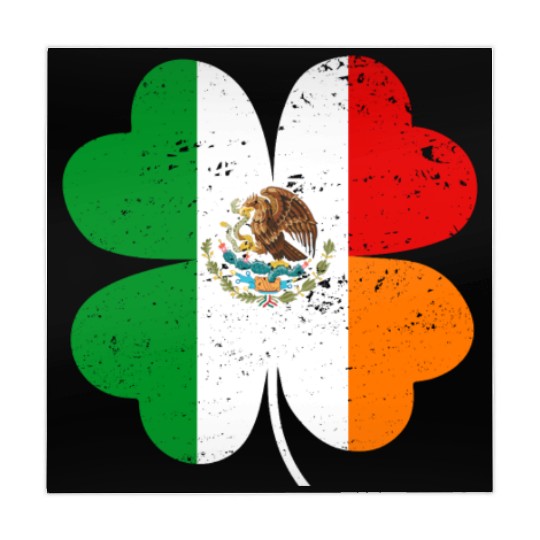 Irish Mexican Flag Mexico Ireland St Patrick's Day Mahjong Mats