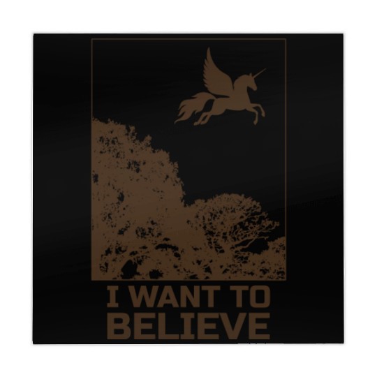Unicorn "I Want To Believe" UAP Outfit Alien Ufo Mahjong Mats