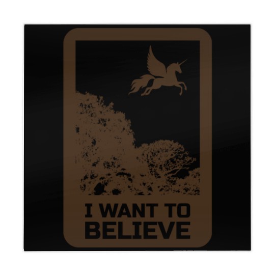 Unicorn "I Want To Believe" UAP Outfit Alien Ufo Mahjong Mats