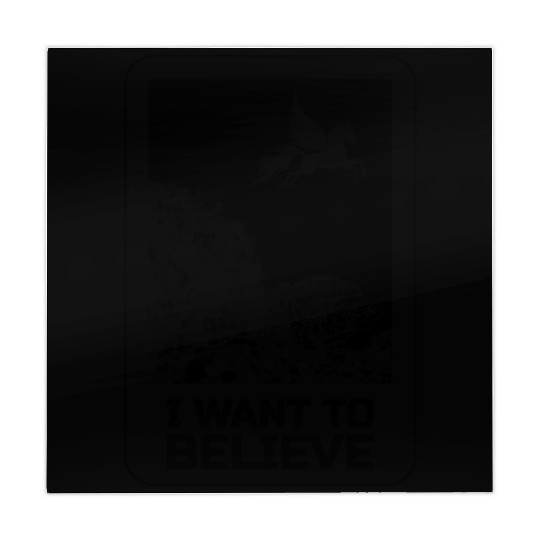 Unicorn "I Want To Believe" UAP Outfit Alien Ufo Mahjong Mats