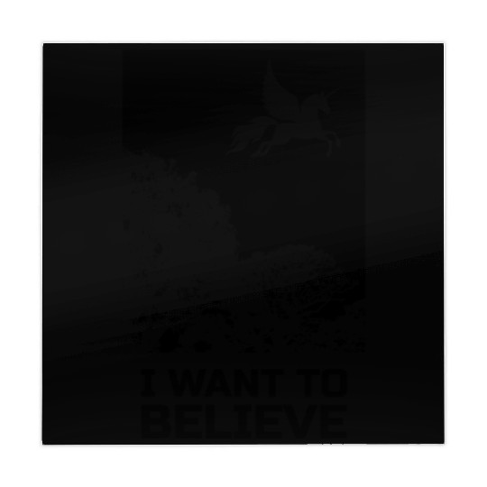 Unicorn "I Want To Believe" UAP Outfit Alien Ufo Mahjong Mats