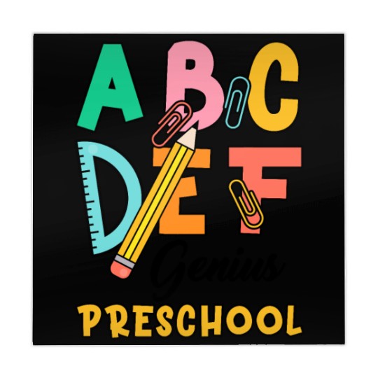 Kids Back to School Alphabet Genius Preschool Mahjong Mats