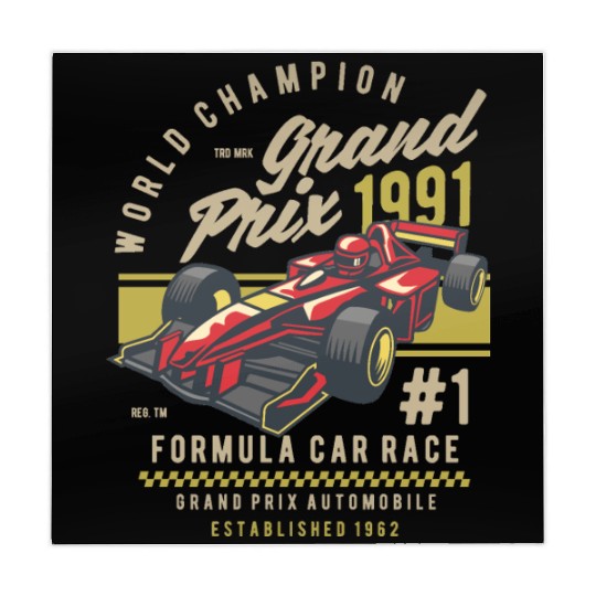 Formula Car Race Mahjong Mats