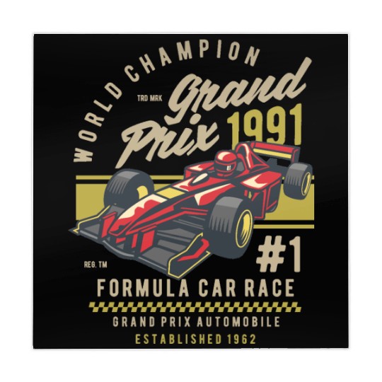 Formula Car Race Mahjong Mats