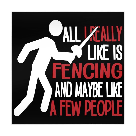 Really Like Fencing And A Few People Mahjong Mats