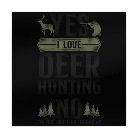 Buck Deer Hunting Hunter Vintage Mahjong Mats