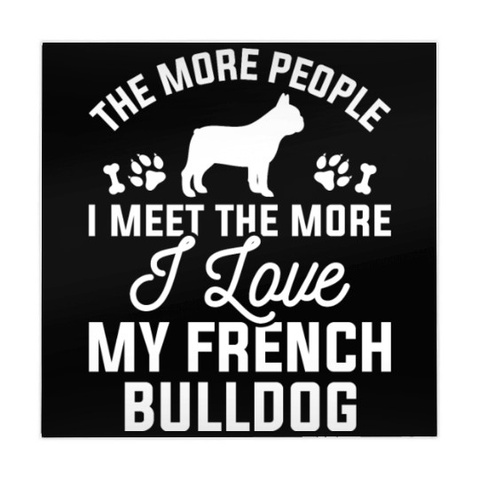 I Love My French Bulldog Mahjong Mats