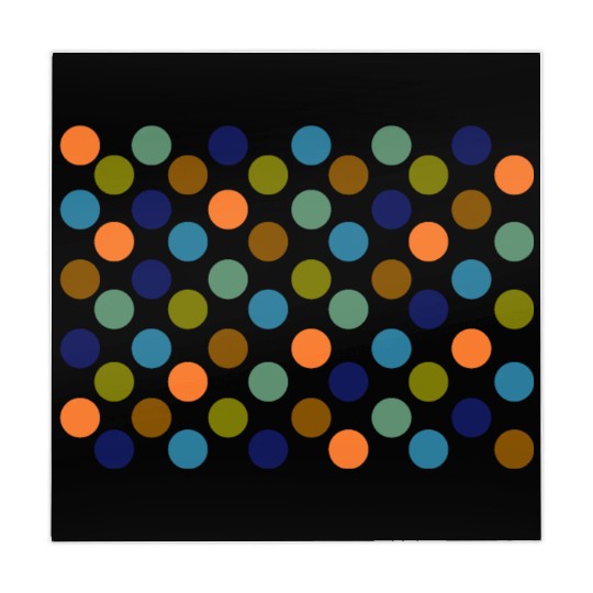 Dots - 1970's Autumn Spots Mahjong Mats