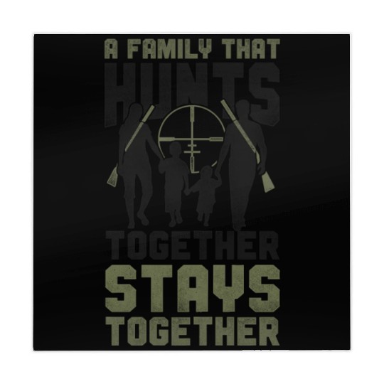 Buck Deer Hunting Hunter Family Mahjong Mats