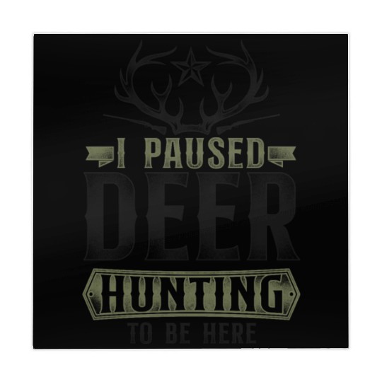 Buck Deer Hunting Hunter Vintage Mahjong Mats