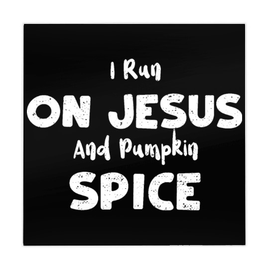 I Run On Jesus And Pumpkin Spice Mahjong Mats