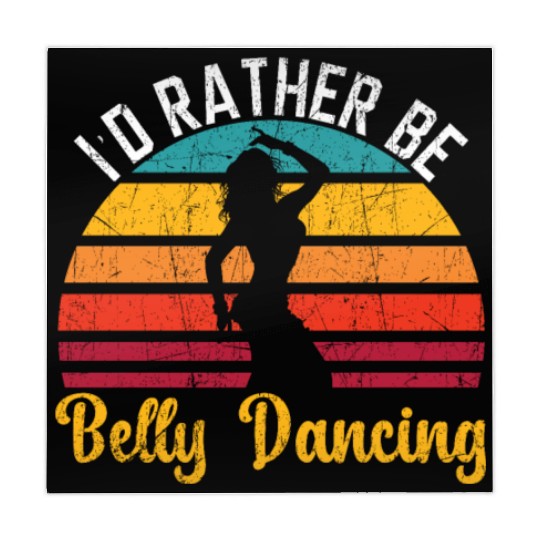 I'd Rather Be Belly Dancing Dance Belly Dancer Mahjong Mats