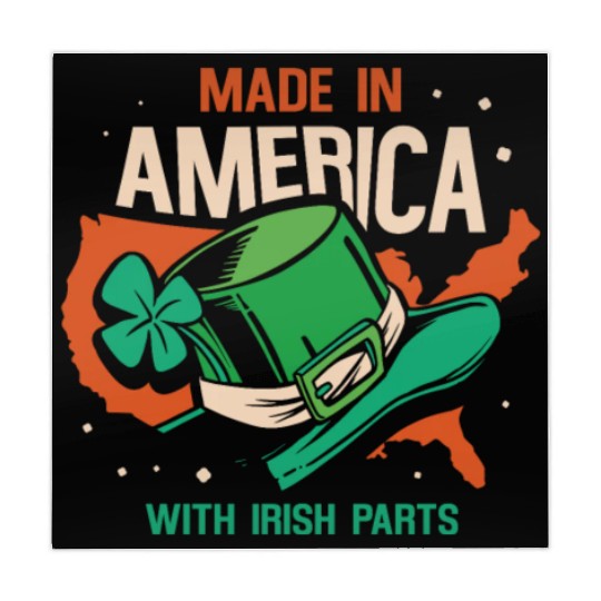 Made In America With Irish Parts Gaelic Ireland Mahjong Mats