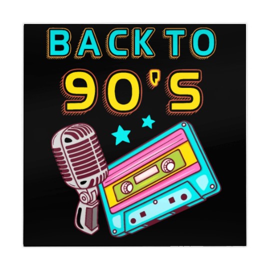 Back To 90's Cassette Mixtape 90s Music Lover Mahjong Mats