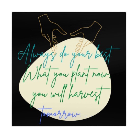 You Plant Now, You Will Harvest Tomorrow Mahjong Mats