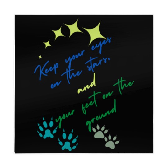 Keep Your Eyes On Stars And Your Feet On Ground Mahjong Mats