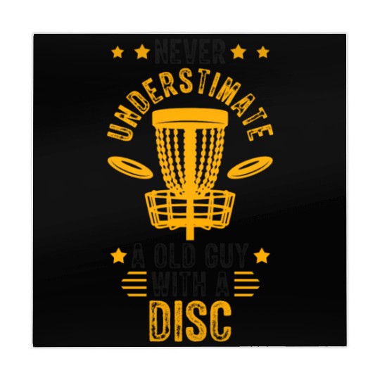 Old Guy Disc Golf Vintage Ultimate Frisbee Mahjong Mats
