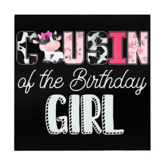 Cow Birthday, Farmer Birthday Girl Mahjong Mats