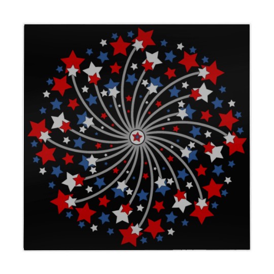 Harbor Grace Designs Hand Drawn Mandala Stars Mahjong Mats