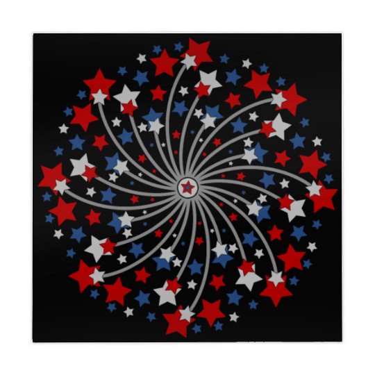 Harbor Grace Designs Hand Drawn Mandala Stars Mahjong Mats