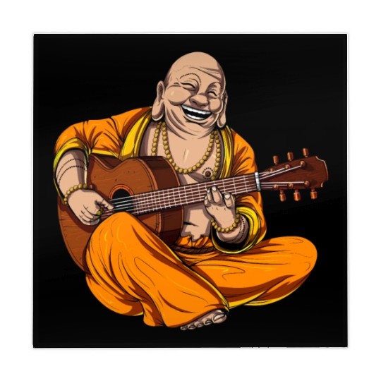 Buddha Playing Guitar Mahjong Mats
