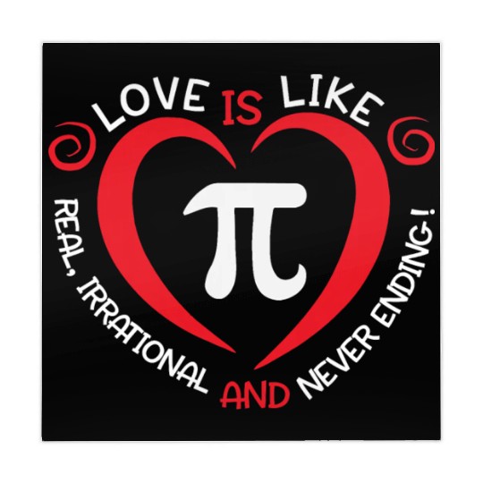Pi Day Math Teacher Gift Love Is Like Geek Math Mahjong Mats