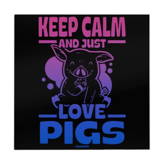 Pig animal piglet farm funny gift Mahjong Mats