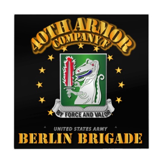 Army Company F 40th Armor Berlin Brigade Mahjong Mats