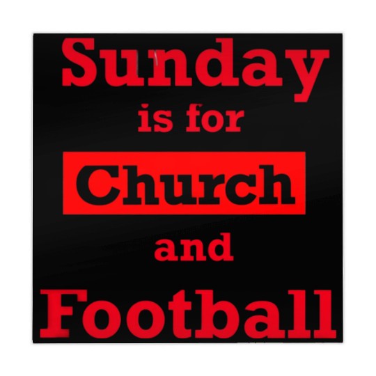 Sunday is for church and Football Mahjong Mats